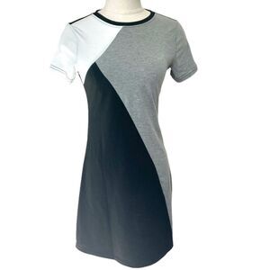 Shein color block  short sleeved dress